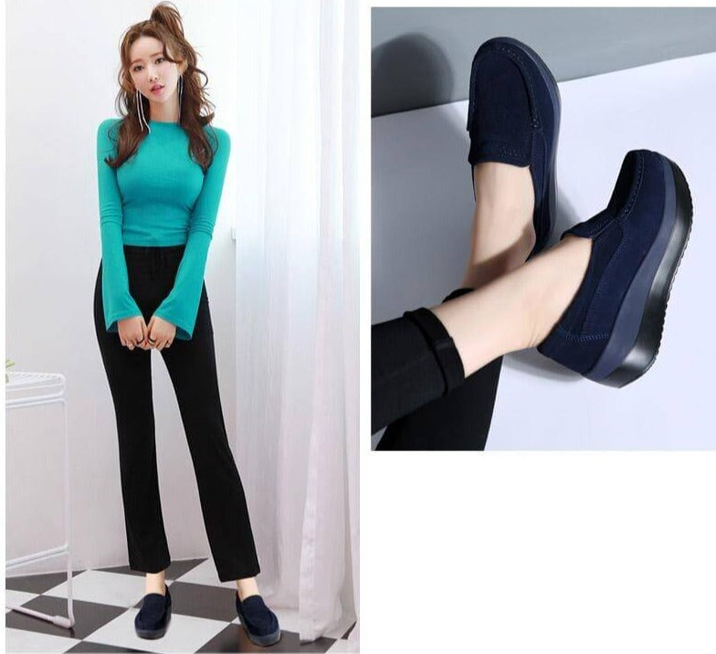Women's Slip-On Moccasin Shoes