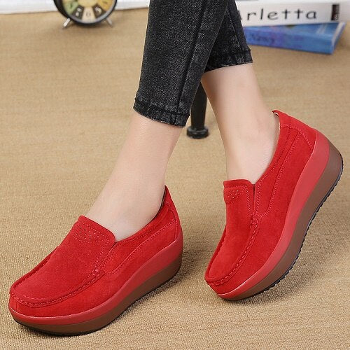 Women's Slip-On Moccasin Shoes