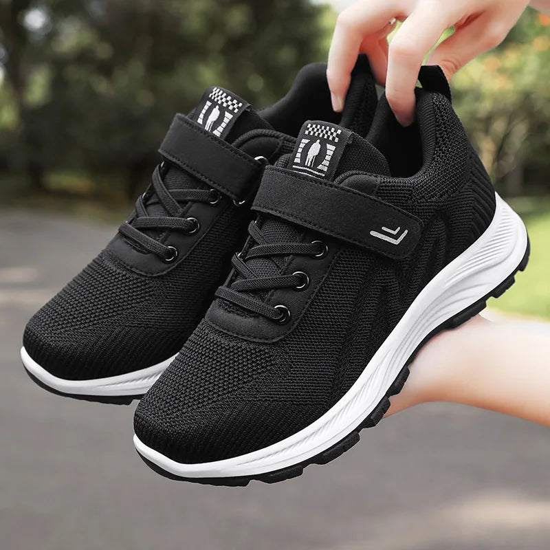 Women's Sneakers Breathable Casual Lacing Mesh Shoes