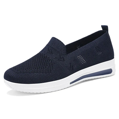 Women's Sneakers Breathable Knitted Mesh Casual Shoes
