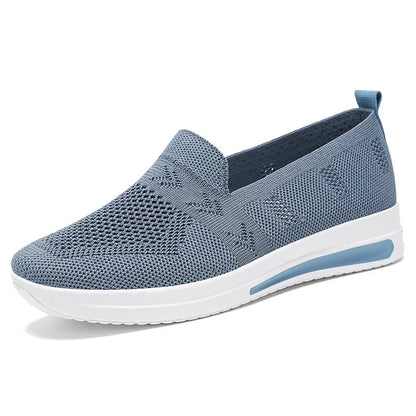 Women's Sneakers Breathable Knitted Mesh Casual Shoes