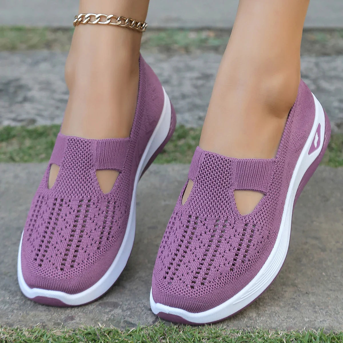 Women's Sneakers Casual Breathable Lightweight Textile