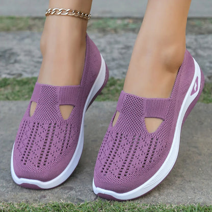 Women's Sneakers Casual Breathable Lightweight Textile