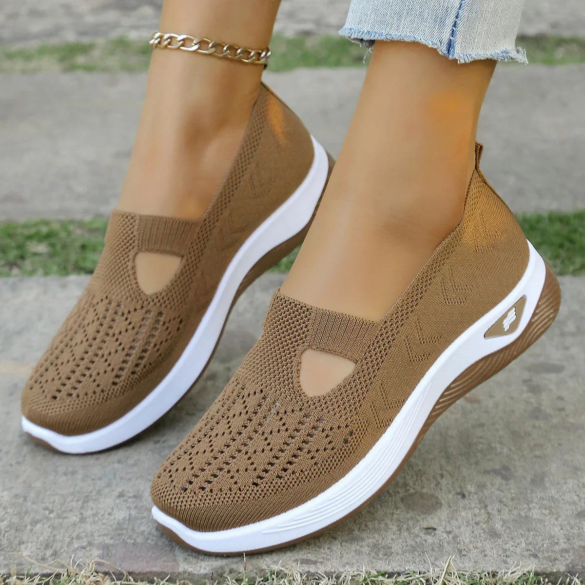 Women's Sneakers Casual Breathable Lightweight Textile