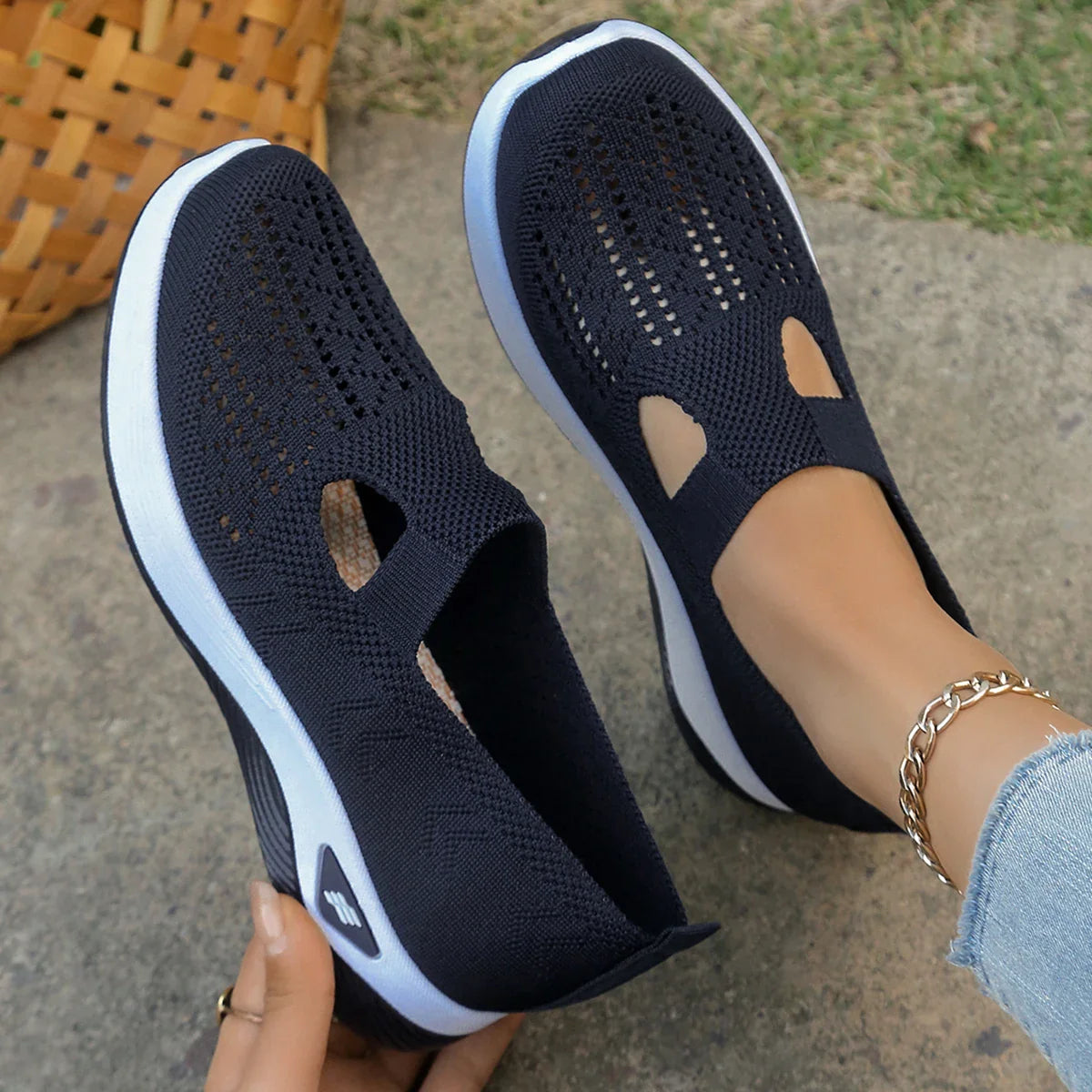 Women's Sneakers Casual Breathable Lightweight Textile