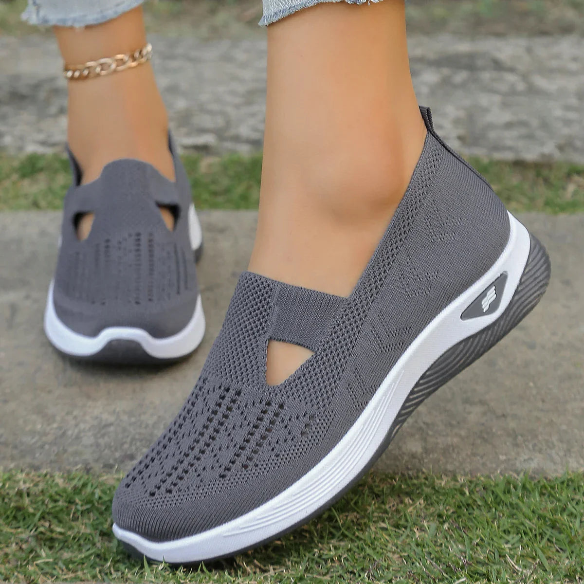 Women's Sneakers Casual Breathable Lightweight Textile