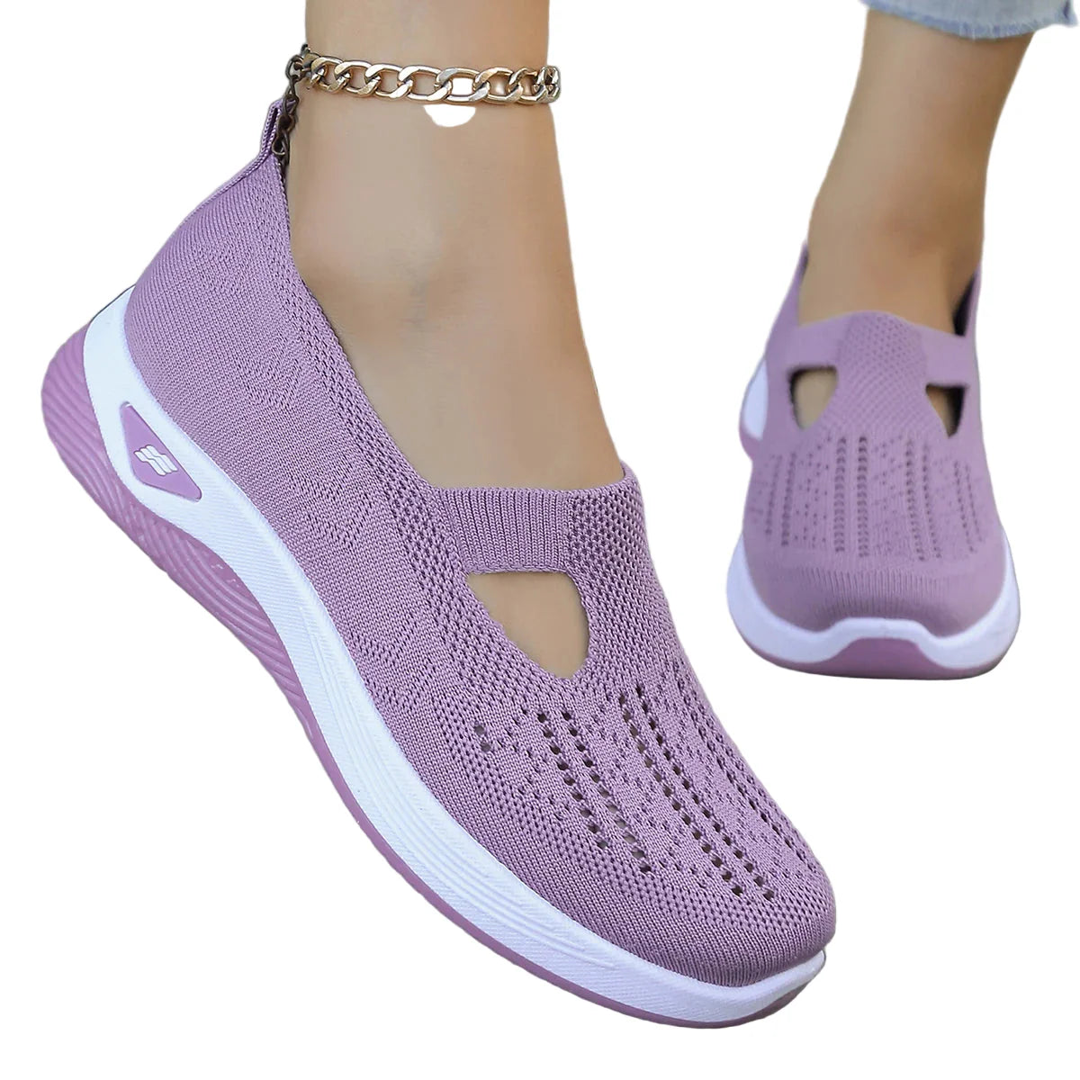 Women's Sneakers Casual Breathable Lightweight Textile