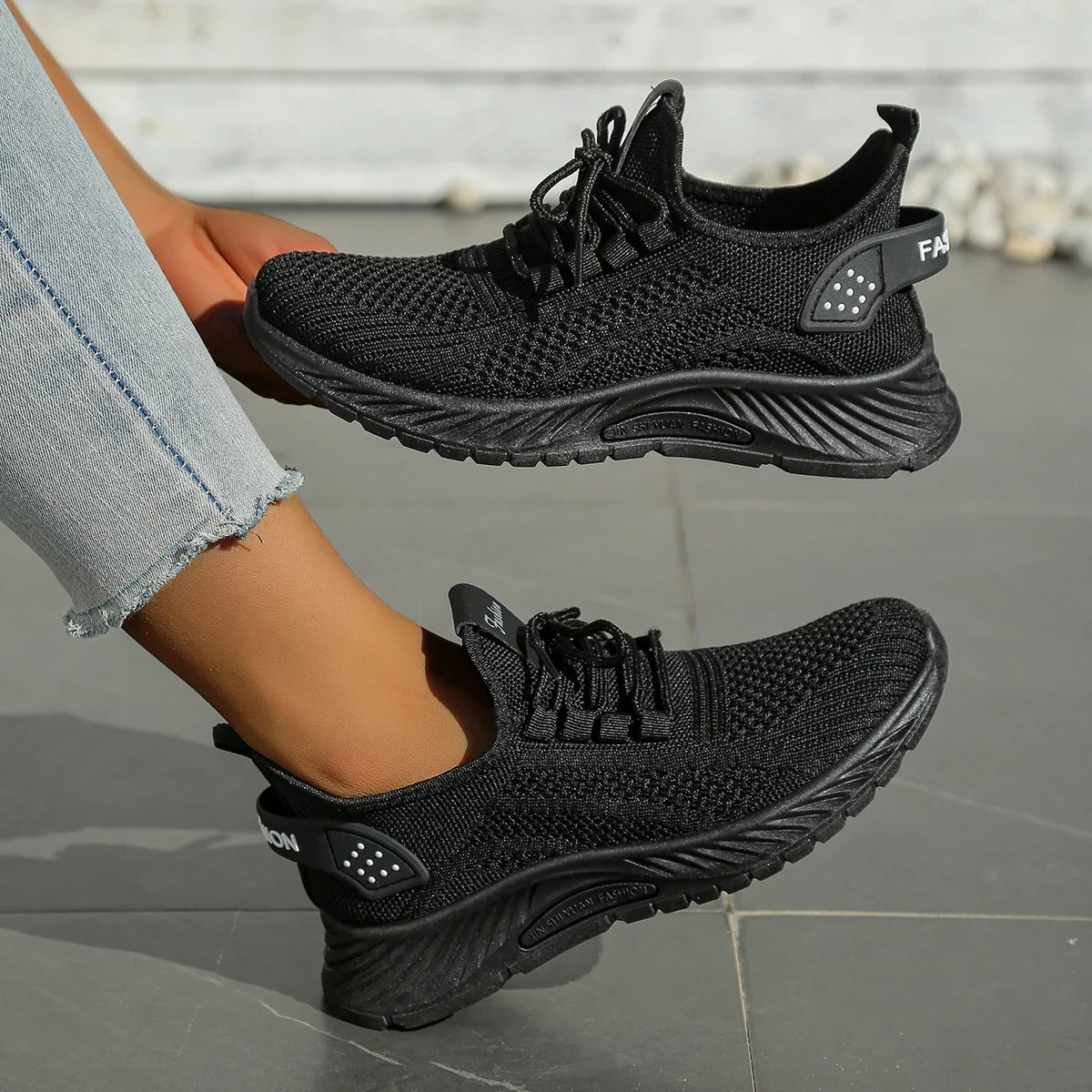 Women's Sneakers Casual Fashion Sporty Weave