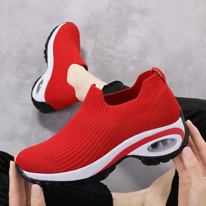 Women's Sneakers Casual Sport Breathable Wedge Platform Shoes