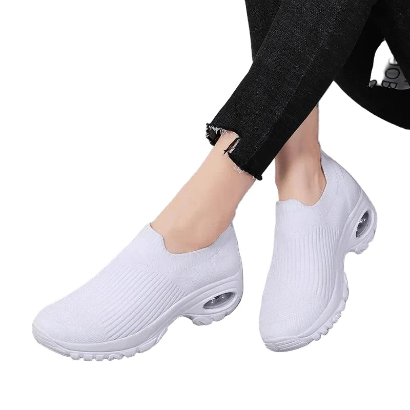 Women's Sneakers Casual Sport Breathable Wedge Platform Shoes