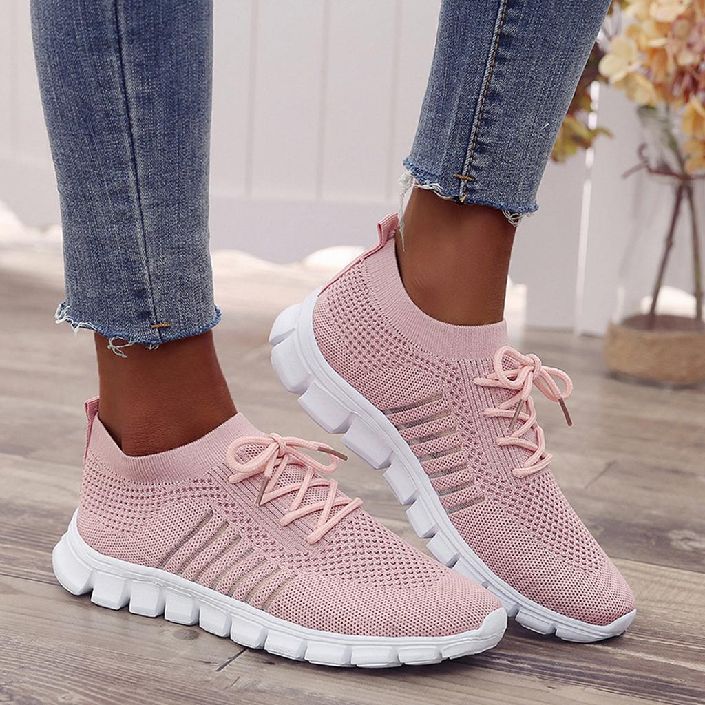 Women's Sneakers Comfortable Orthopaedic Design Breathable Textile