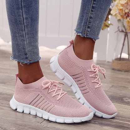 Women's Sneakers Comfortable Orthopaedic Design Breathable Textile