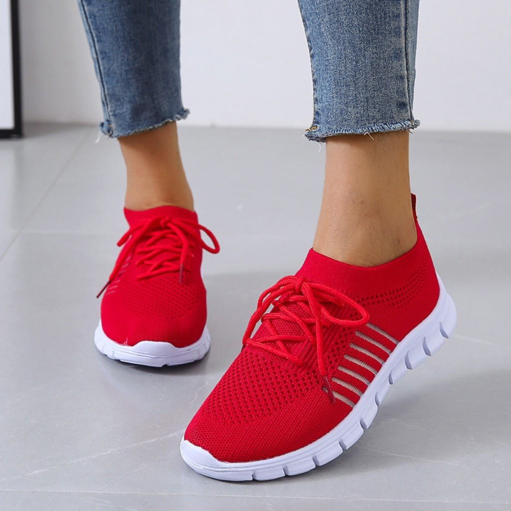 Women's Sneakers Comfortable Orthopaedic Design Breathable Textile