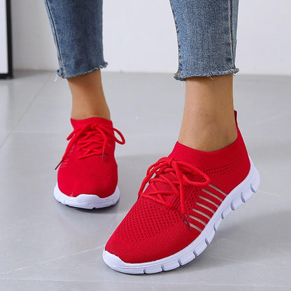 Women's Sneakers Comfortable Orthopaedic Design Breathable Textile