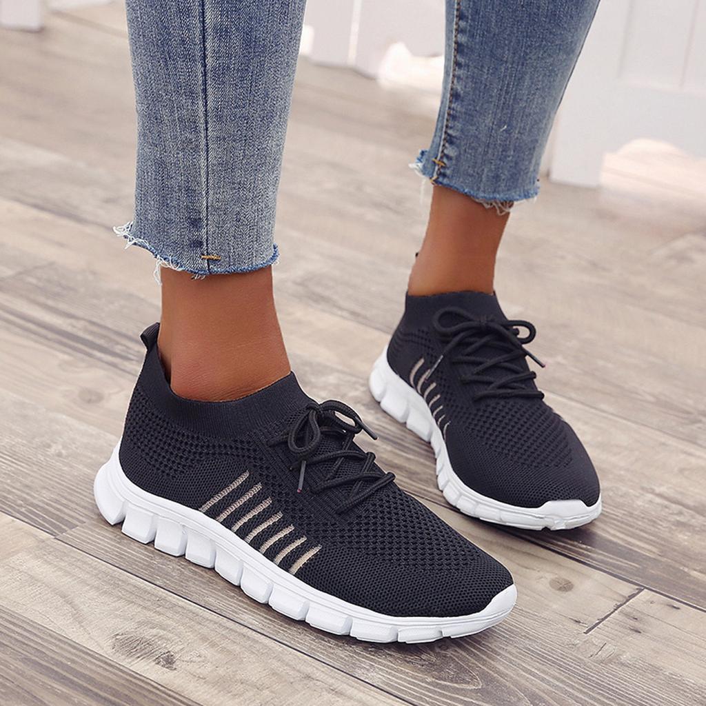 Women's Sneakers Comfortable Orthopaedic Design Breathable Textile