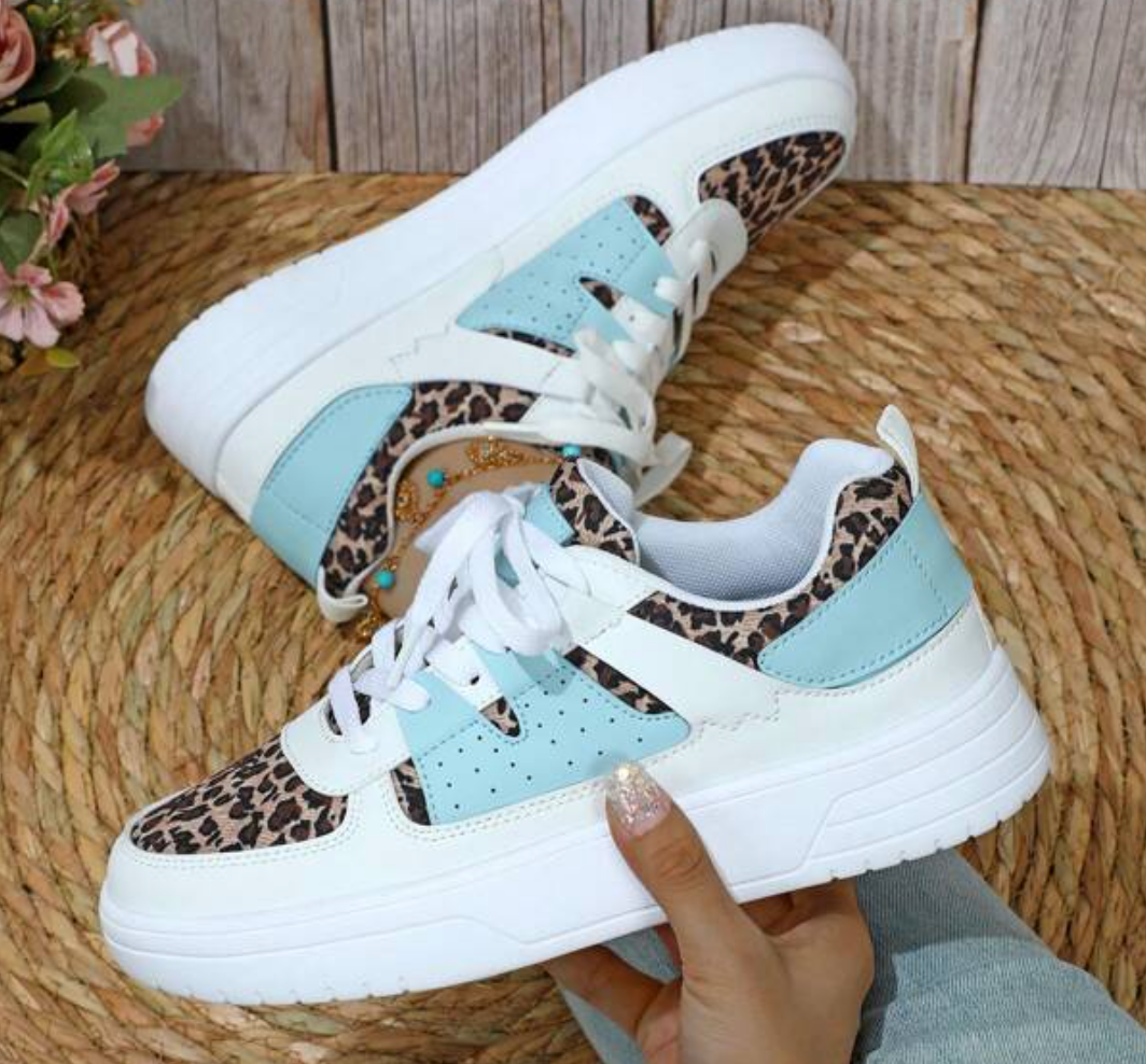 Women's Sneakers Leopard Pattern Trendy