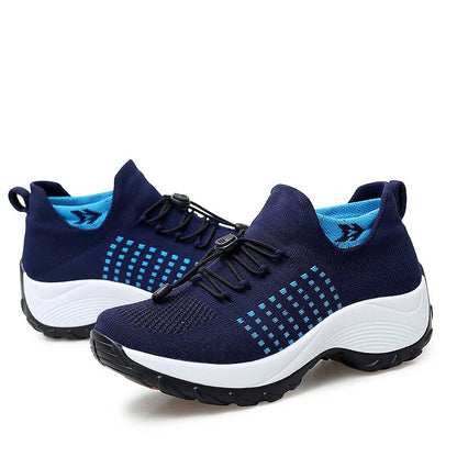 Women's Sneakers Orthopaedic Platform Breathable Textile