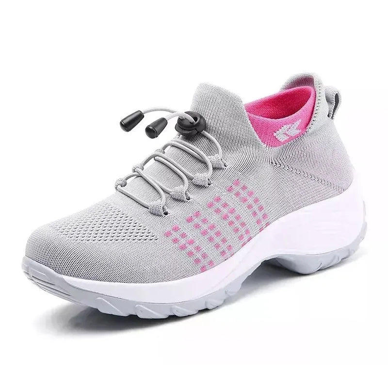 Women's Sneakers Orthopaedic Platform Breathable Textile