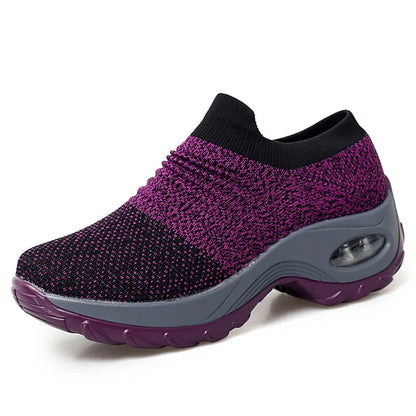 Women's Sneakers Orthopaedic Platform Breathable Textile