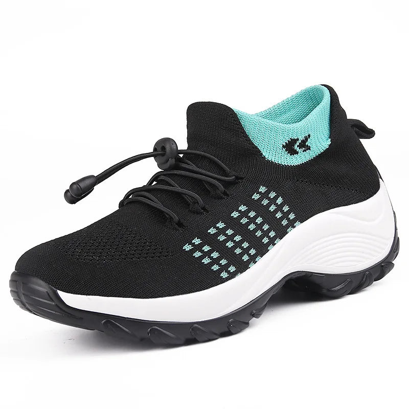 Women's Sneakers Orthopaedic Platform Breathable Textile