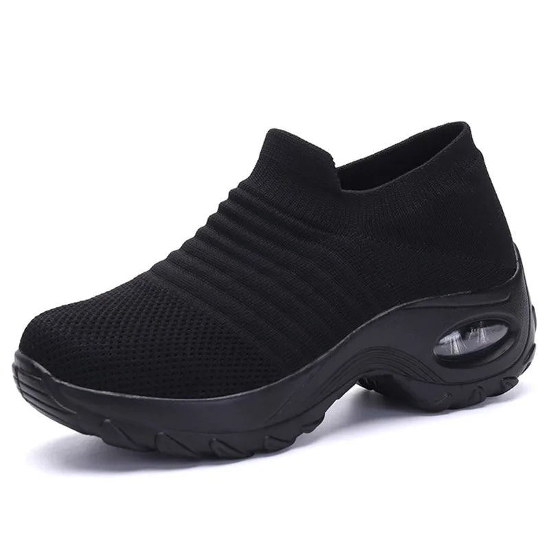 Women's Sneakers Orthopaedic Platform Breathable Textile