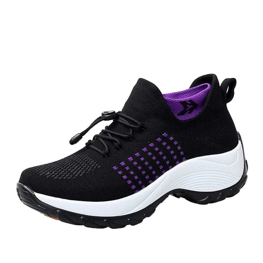 Women's Sneakers Orthopaedic Platform Breathable Textile