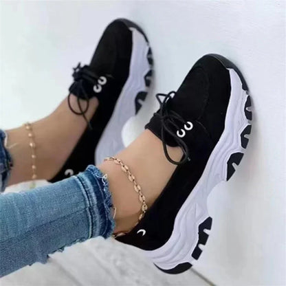 Women's Sneakers Platform Breathable Casual Textile