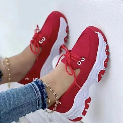 Women's Sneakers Platform Breathable Casual Textile