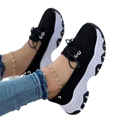 Women's Sneakers Platform Breathable Casual Textile