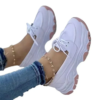 Women's Sneakers Platform Breathable Casual Textile