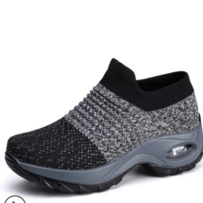 Women's Sneakers Platform Casual Breathable Textile