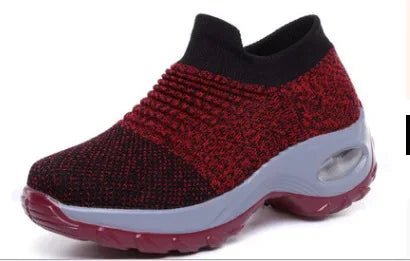 Women's Sneakers Platform Casual Breathable Textile