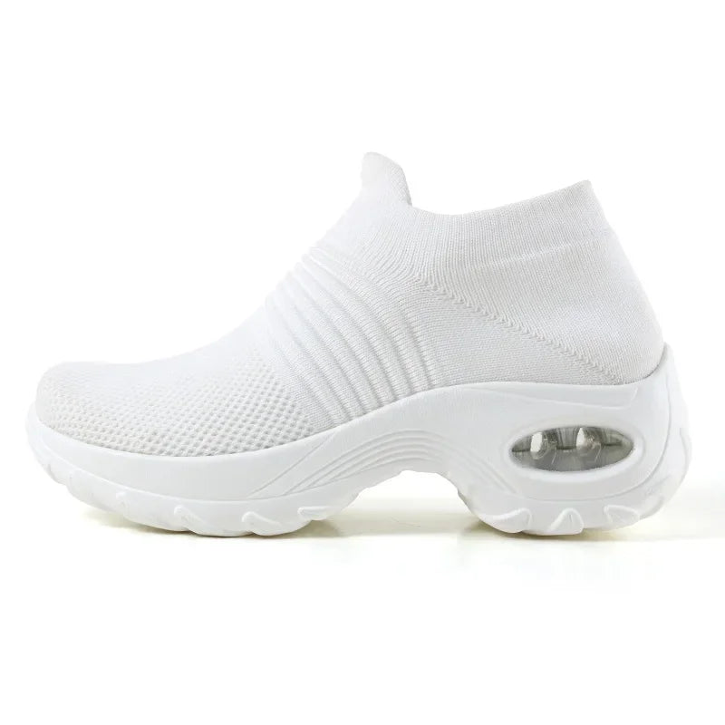Women's Sneakers Platform Casual Breathable Textile