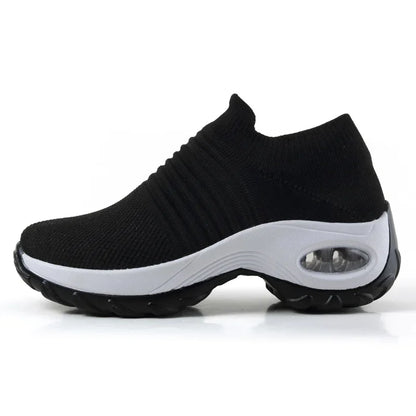 Women's Sneakers Platform Casual Breathable Textile
