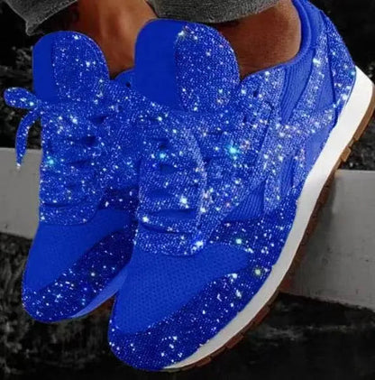 Women's Sneakers With Sequins Casual Breathable Foam