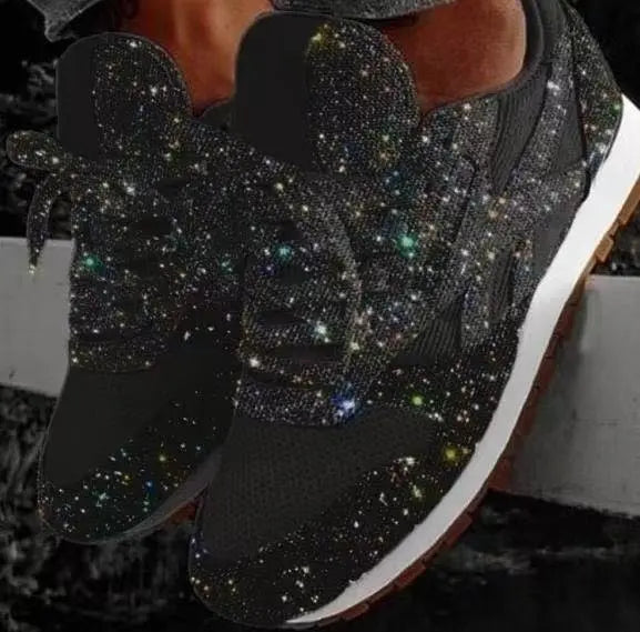 Women's Sneakers With Sequins Casual Breathable Foam