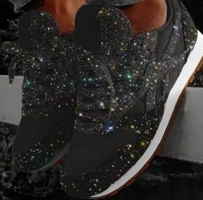 Women's Sneakers With Sequins Casual Breathable Foam