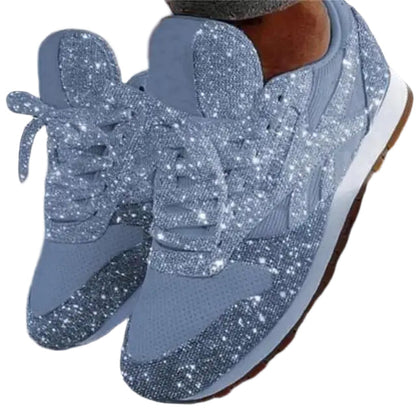 Women's Sneakers With Sequins Casual Breathable Foam