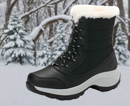 Women's Snow Boots Lined Waterproof With Sturdy Sole