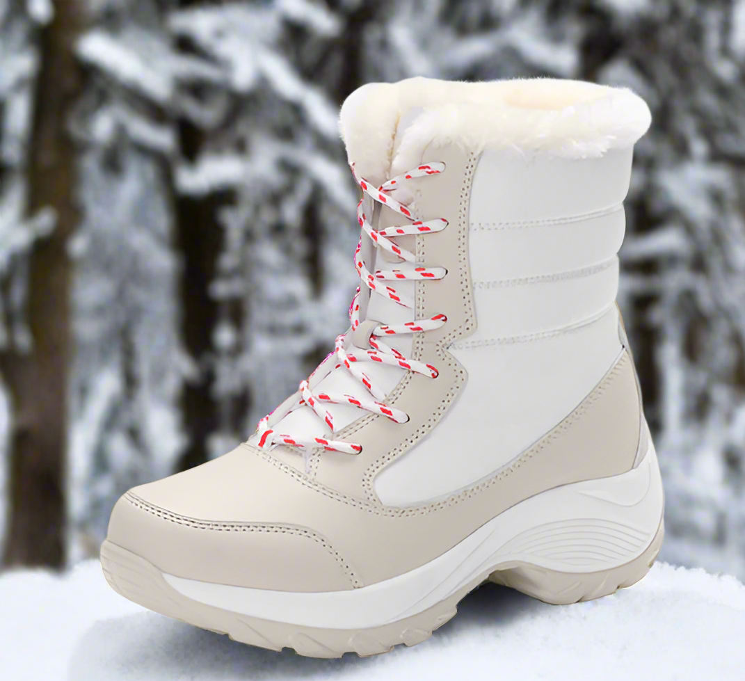 Women's Snow Boots Lined Waterproof With Sturdy Sole