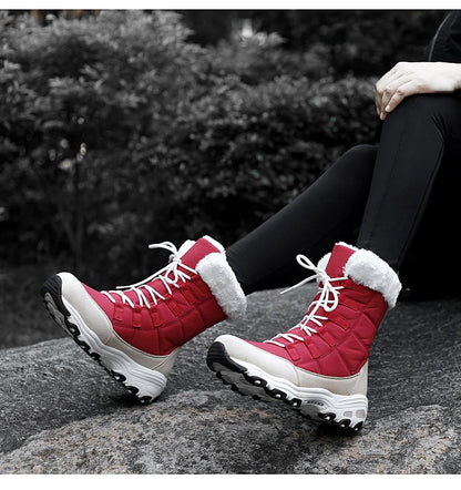 Women's Snow Boots Lined Waterproof With Sturdy Sole