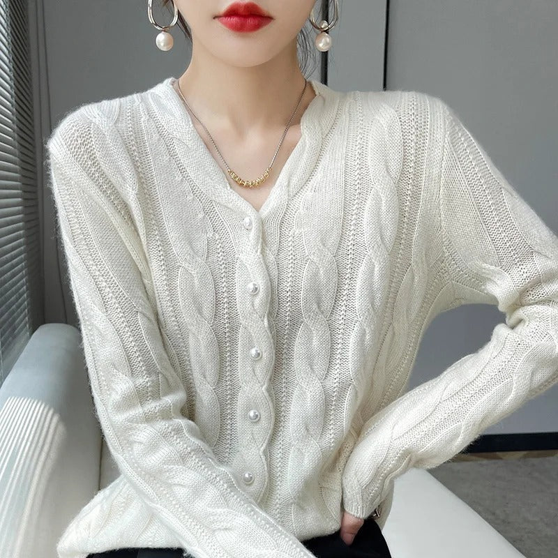 Women's Soft Cardigan With Cute Pattern