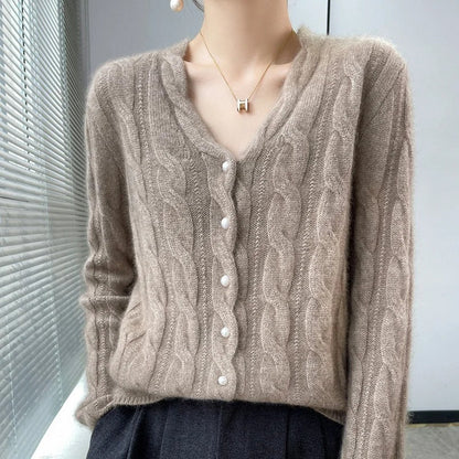 Women's Soft Cardigan With Cute Pattern