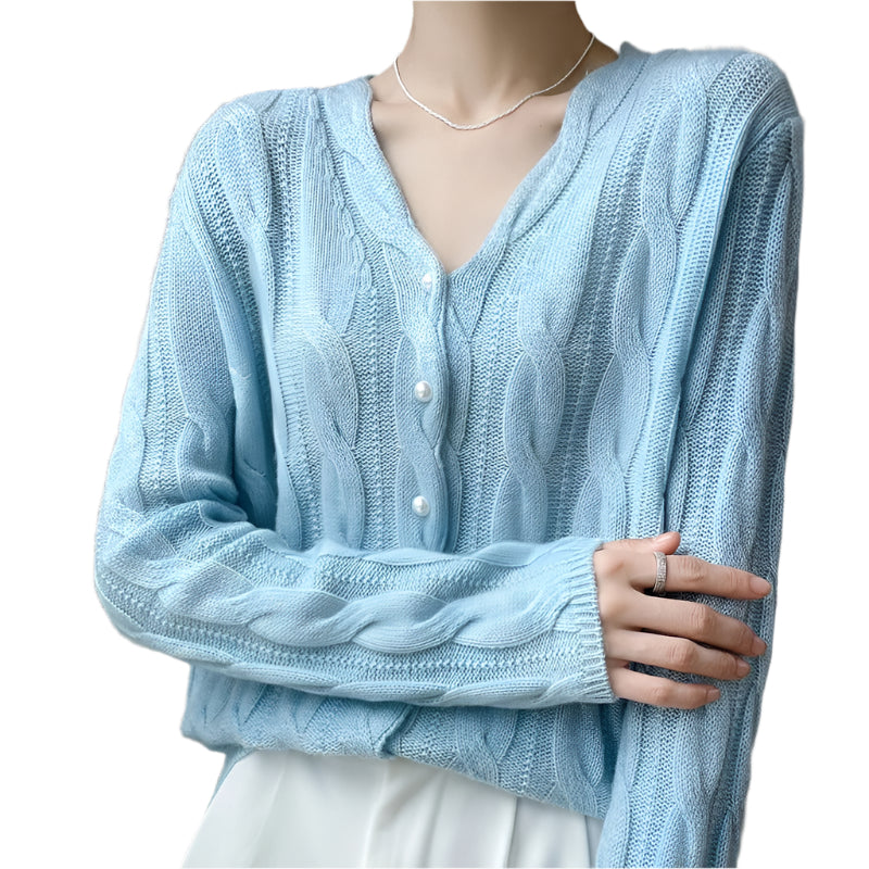 Women's Soft Cardigan With Cute Pattern
