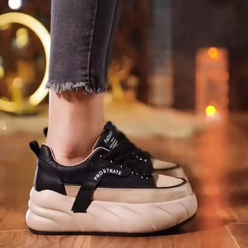 Women's Soft Sneakers with Thick Sole