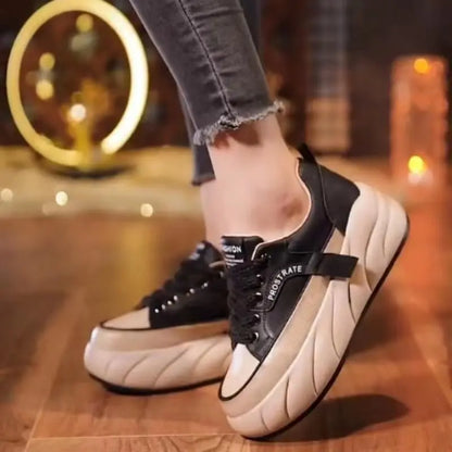 Women's Soft Sneakers with Thick Sole
