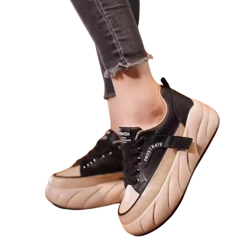 Women's Soft Sneakers with Thick Sole