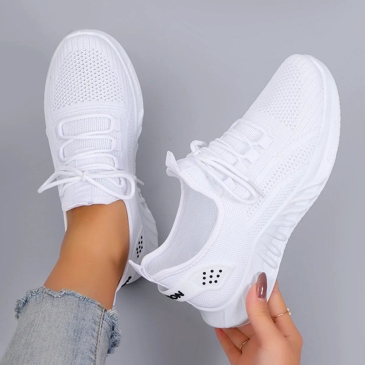 Women's Sports Shoes Lacing Breathable Lightweight Casual