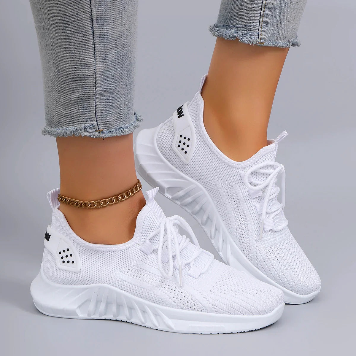 Women's Sports Shoes Lacing Breathable Lightweight Casual