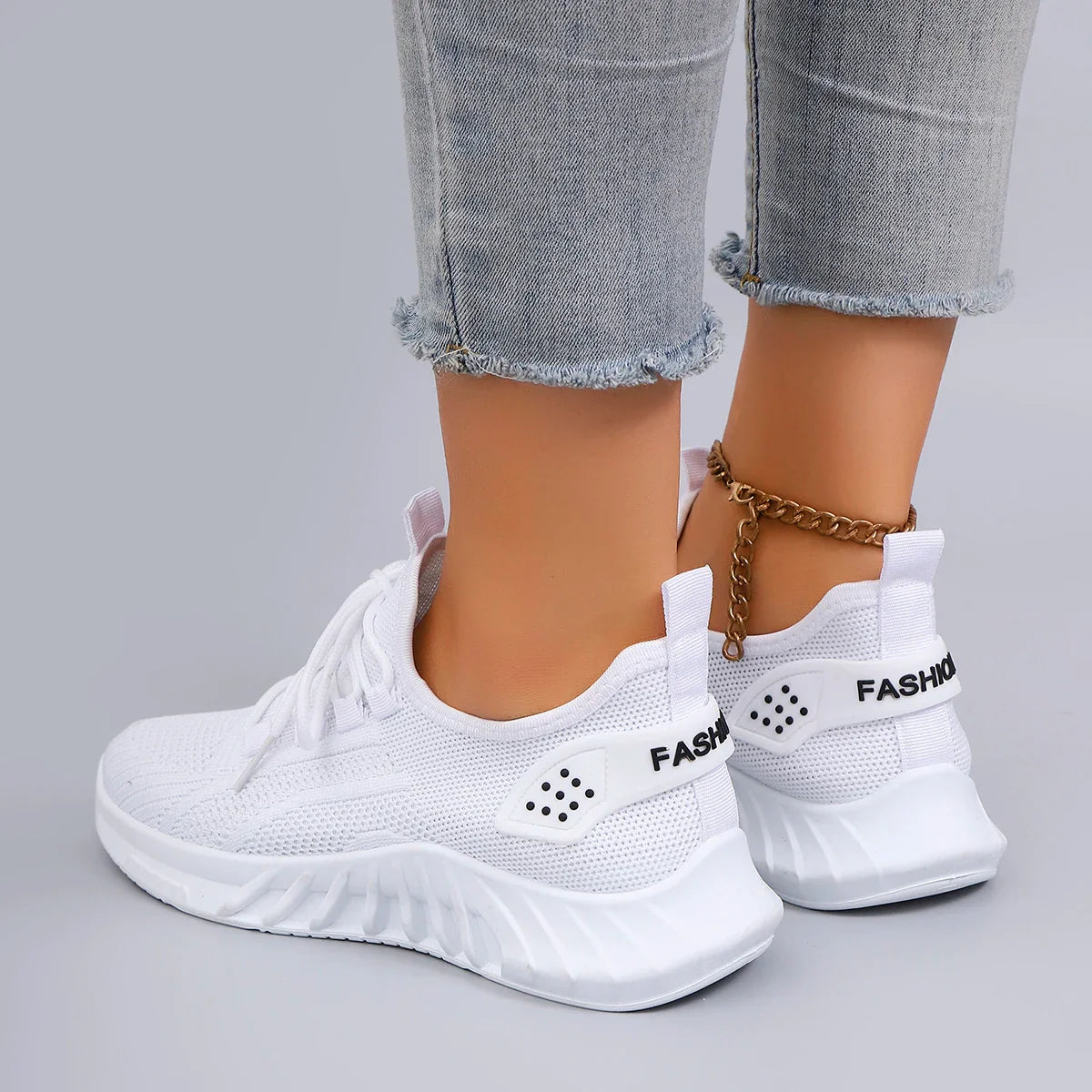 Women's Sports Shoes Lacing Breathable Lightweight Casual